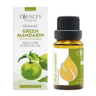 Био етерично масло Зелена мандарина (15мл)