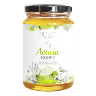 Пчелен мед от Акация- 100% натурален (450гр)