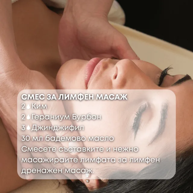 Био етерично масло Ким смес за лимфен дренаж