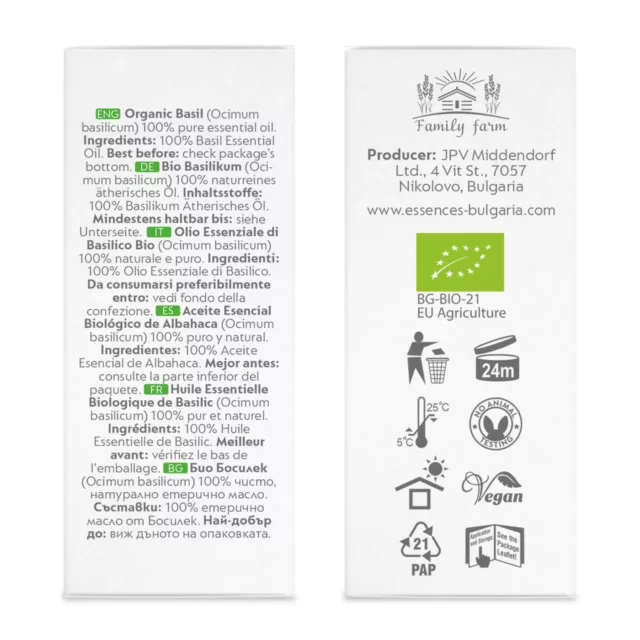 БИО Етерично масло Босилек 5