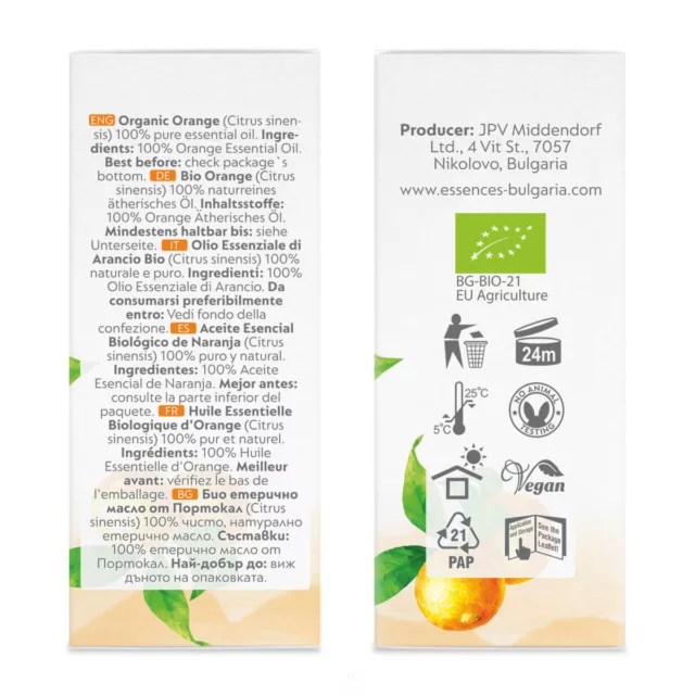 БИО Етерично масло Портокал 15 8
