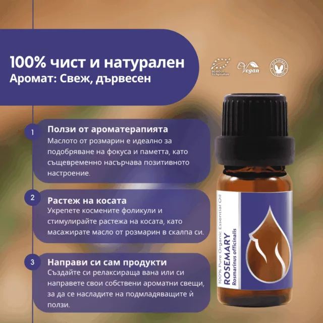 БИО Етерично масло Розмарин 2