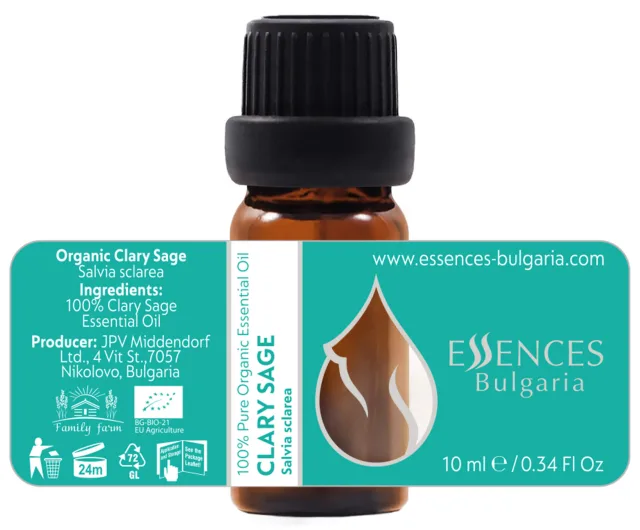 БИО Етерично масло Салвия скларея 3