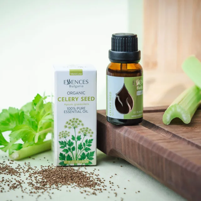 Celery seed essential oil box essences bulgaria