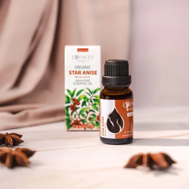 Star anise essential oil with box essences bulgaria en